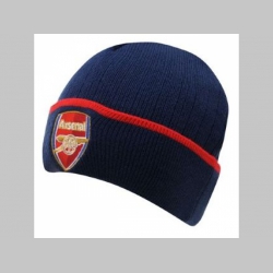 Arsenal London, tmavomodrá zimná čiapka 100%akryl univerzálna veľkosť